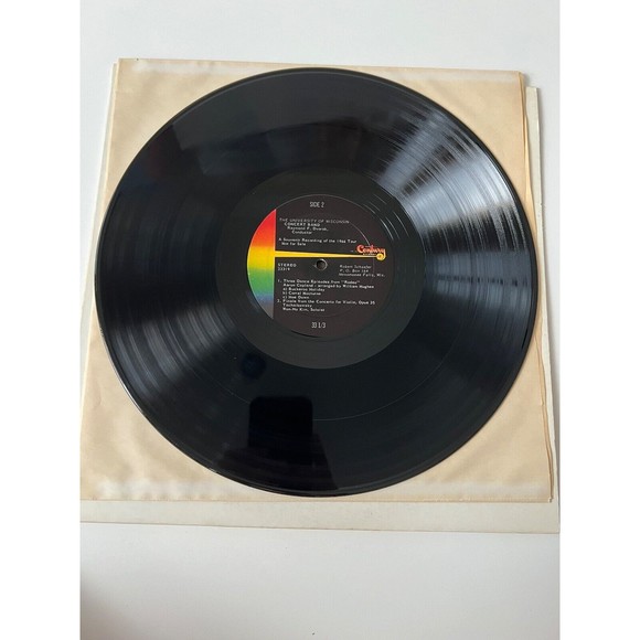 University Of Wisconsin Concert Band Raymond Dvorak Souvenir Recording 1966 Tour - Picture 6 of 7